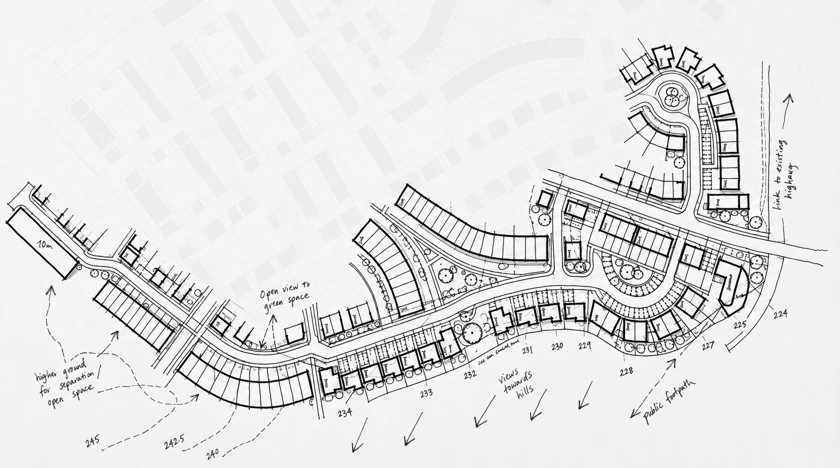 West Carclaze Garden Village masterplan, Cornwall